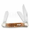 Case Cutlery Large Stockman Amber Bone Pocket Knife 00128