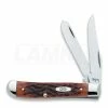 Case Cutlery Mini Trapper Chestnut Bone Pocket Knife 07012 -Folding knives Sales Store 12597 CA7012 01