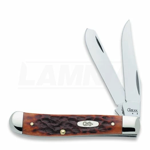 Case Cutlery Mini Trapper Chestnut Bone Pocket Knife 07012 3 Case Cutlery Mini Trapper Chestnut Bone Pocket Knife 07012