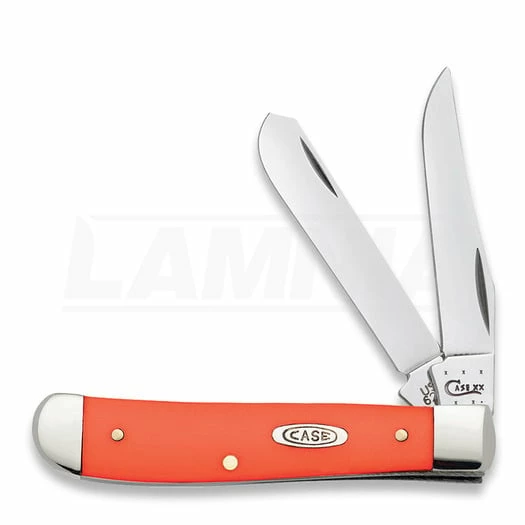 Case Cutlery Mini Trapper Orange Synthetic Pocket Knife 80505 3 Case Cutlery Mini Trapper Orange Synthetic Pocket Knife 80505