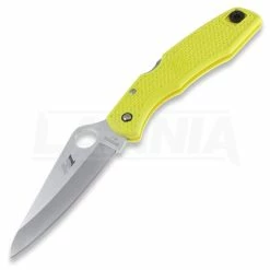 Spyderco Pacific Salt Folding Knife, Yellow C91PYL