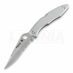 Spyderco Police Folding Knife, Combo Edge C07PS
