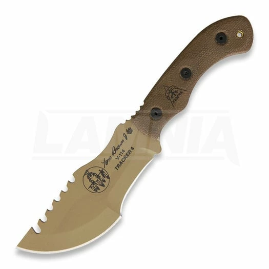 TOPS Tom Brown Tracker T-4 Survival Knife, Tan TBT04TAN 3 TOPS Tom Brown Tracker T-4 Survival Knife, Tan TBT04TAN
