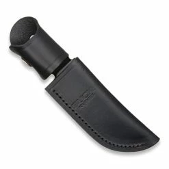 Buck Belt Sheath Black Leather 103S