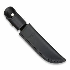 Buck Belt Sheath Black Leather 105S