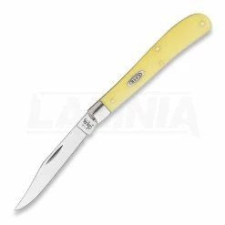 Case Cutlery Slimline Trapper Yellow Pocket Knife 00031