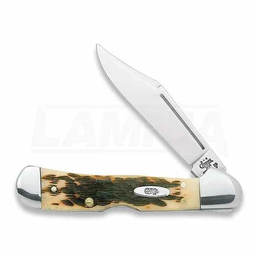Case Cutlery Mini Copperlock Amber Bone Pocket Knife 00133 3 Case Cutlery Mini Copperlock Amber Bone Pocket Knife 00133
