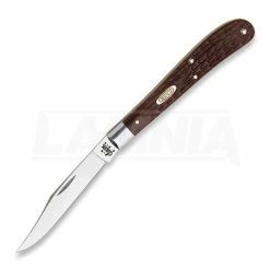 Case Cutlery Slimline Trapper Brown Delrin Pocket Knife 00135