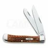 Case Cutlery Trapper Harvest Orange Bone Pocket Knife 7401 -Folding knives Sales Store 23311 CA7401 01