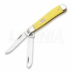 Case Cutlery Mini Trapper Yellow Pocket Knife 80029