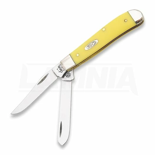 Case Cutlery Mini Trapper Yellow Pocket Knife 80029 3 Case Cutlery Mini Trapper Yellow Pocket Knife 80029