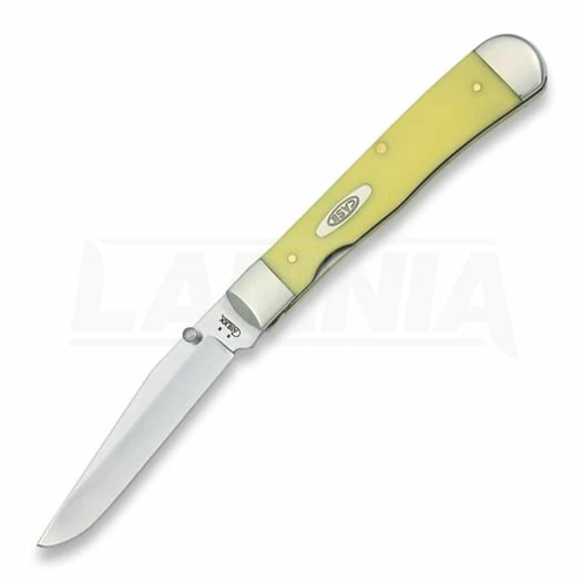 Case Cutlery TrapperLock Pocket Knife, Yellow 111 3 Case Cutlery TrapperLock Pocket Knife, Yellow 111