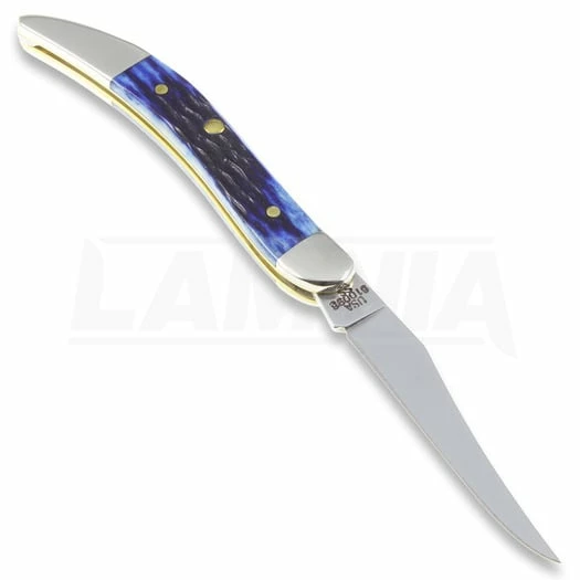 Case Cutlery Small Texas Toothpick Pocket Knife, Blue 2804 4 Case Cutlery Small Texas Toothpick Pocket Knife, Blue 2804 - Image 2