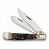 Hen & Rooster Trapper Deer Stag Pocket Knife 1 Hen & Rooster Trapper Deer Stag Pocket Knife -Folding knives Sales Store 26333 HR312DS 01