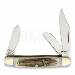 Hen & Rooster Stockman Medium Pocket Knife, Deer Stag