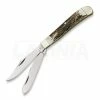 Hen & Rooster Small Trapper Deer Stag Pocket Knife -Folding knives Sales Store 26383 HR412DS 01