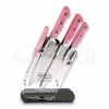 Hen & Rooster Seven Piece Kitchen Set Pink 1 Hen & Rooster Seven Piece Kitchen Set Pink -Folding knives Sales Store 26440 HRI036 01