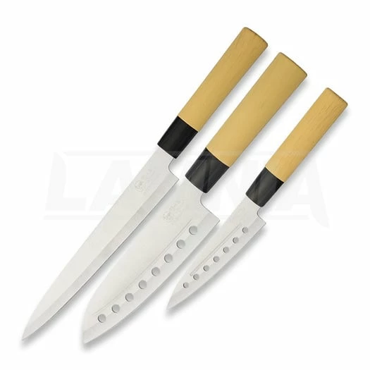 Hen & Rooster Kitchen Knife Set 3 Hen & Rooster Kitchen Knife Set