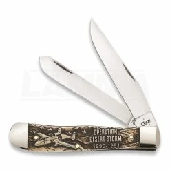 Case Cutlery War Series Trapper Desert St Pocket Knife 22033