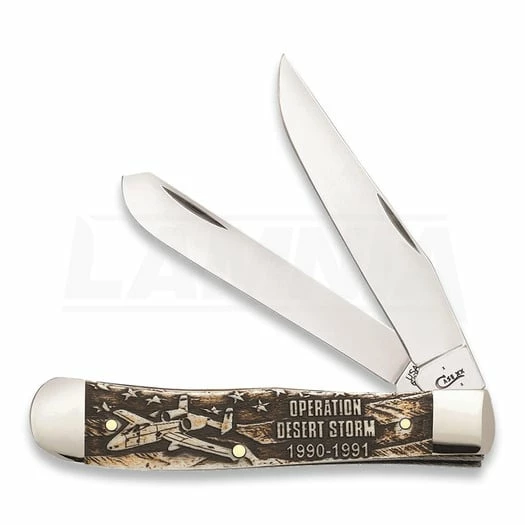 Case Cutlery War Series Trapper Desert St Pocket Knife 22033 3 Case Cutlery War Series Trapper Desert St Pocket Knife 22033