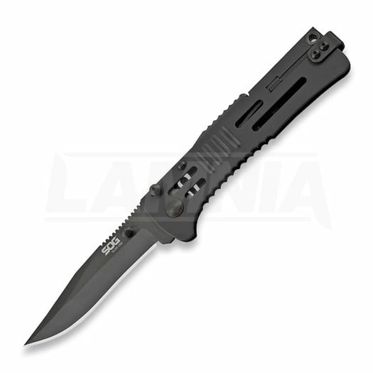 SOG Slimjim Lockback A/O Black Folding Knife SJ32-CP 3 SOG Slimjim Lockback A/O Black Folding Knife SJ32-CP