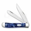 Case Cutlery Trapper Sparxx Blue Kirinite Pocket Knife 23431 -Folding knives Sales Store 44545 CA23431 01