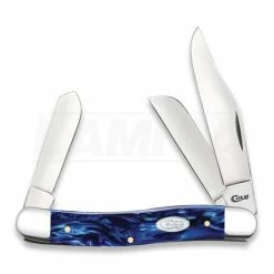 Case Cutlery Stockman Sparxx Blue Kirinite Pocket Knife 23435