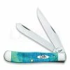 Case Cutlery Trapper Caribbean Blue Pocket Knife 25592