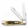 Case Cutlery Mini Trapper Amber Bone Pocket Knife 013 -Folding knives Sales Store 60141 CA013 01