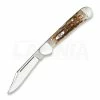 Case Cutlery Mini Copperlock Amber Bone Pocket Knife 133 -Folding knives Sales Store 60175 CA133 01