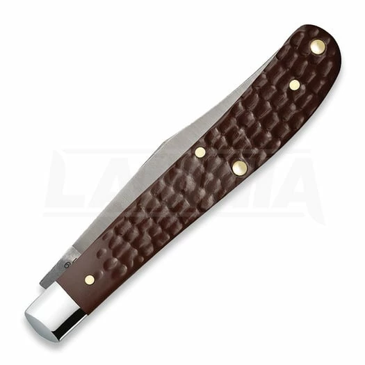 Case Cutlery Slimline Trapper Brown Delrin Pocket Knife 135 5 Case Cutlery Slimline Trapper Brown Delrin Pocket Knife 135 - Image 3