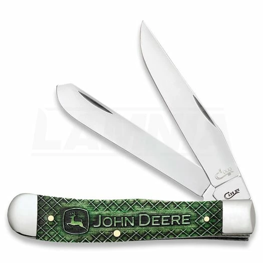 Case Cutlery John Deere Trapper Jewel Box Pocket Knife 15764 3 Case Cutlery John Deere Trapper Jewel Box Pocket Knife 15764