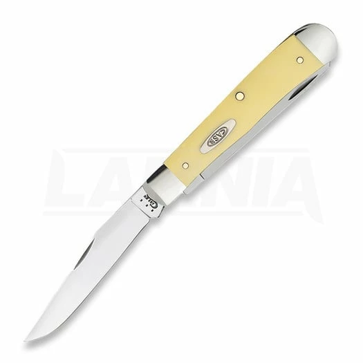 Case Cutlery Trapper Yellow Pocket Knife 161 3 Case Cutlery Trapper Yellow Pocket Knife 161