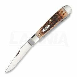 Case Cutlery Trapper Amber Bone Pocket Knife 164