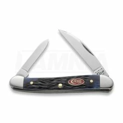 Case Cutlery Mini Copperhead Navy Blue Bone Pocket Knife 7062