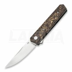 Böker Plus Kwaiken Compact Flipper Marble Carbon Copper Folding Knife 01BO196
