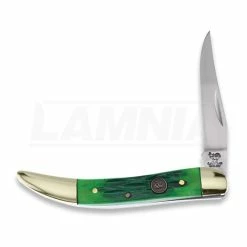 Hen & Rooster Toothpick Green Pick Bone Folding Knife